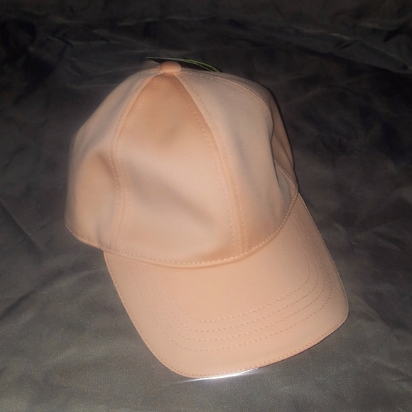 *FINAL*NWT Athletic Works Peach Reflective Ponytail Hat - Picture 4 of 5